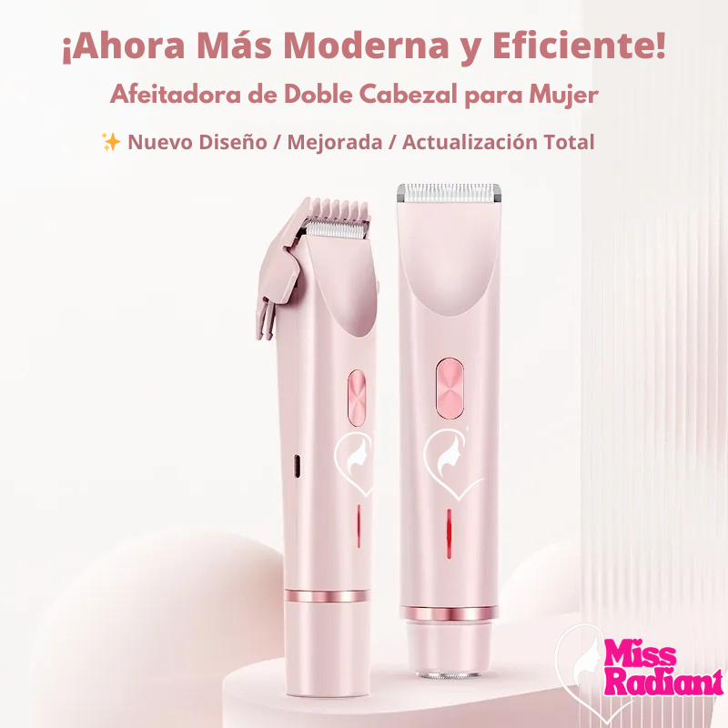 Miss Radiant™ – La Depiladora 2 en 1 Definitiva – ¡Ideal para Cuerpo, Piernas, Axilas, Rostro y Zona Íntima!