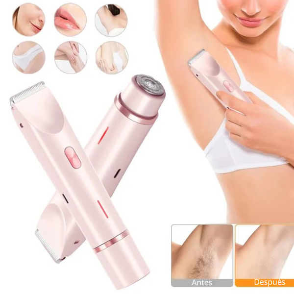 Miss Radiant™ – La Depiladora 2 en 1 Definitiva – ¡Ideal para Cuerpo, Piernas, Axilas, Rostro y Zona Íntima!