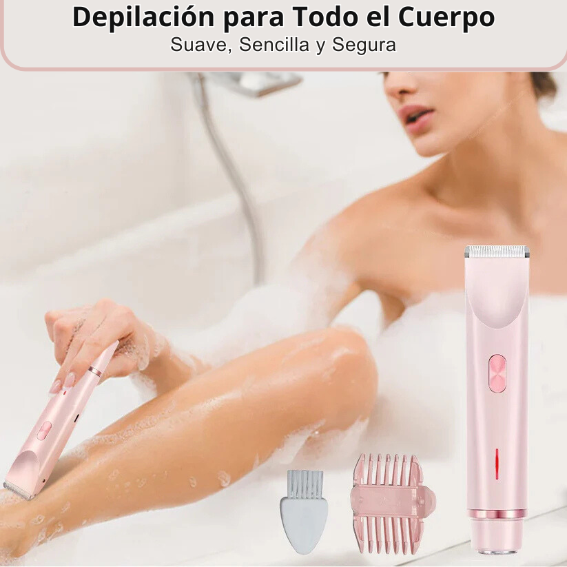 Miss Radiant™ – La Depiladora 2 en 1 Definitiva – ¡Ideal para Cuerpo, Piernas, Axilas, Rostro y Zona Íntima!