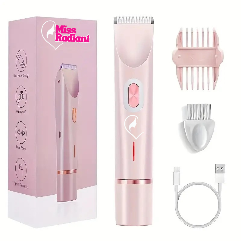 Miss Radiant™ – La Depiladora 2 en 1 Definitiva – ¡Ideal para Cuerpo, Piernas, Axilas, Rostro y Zona Íntima!