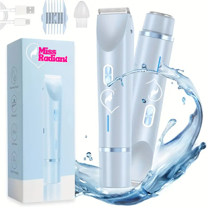 Miss Radiant™ – La Depiladora 2 en 1 Definitiva – ¡Ideal para Cuerpo, Piernas, Axilas, Rostro y Zona Íntima!